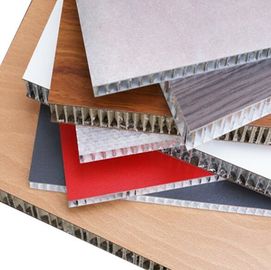Il favo di alluminio dell'isolamento termico riveste la resistenza al fuoco di pannelli per il rivestimento della parete